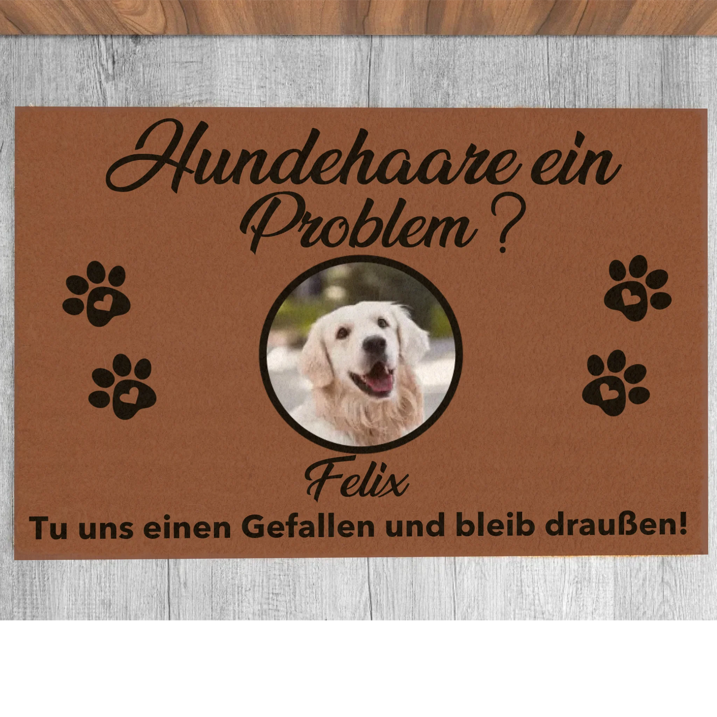 Fußmatte "Hundehaare" eigenes Bild