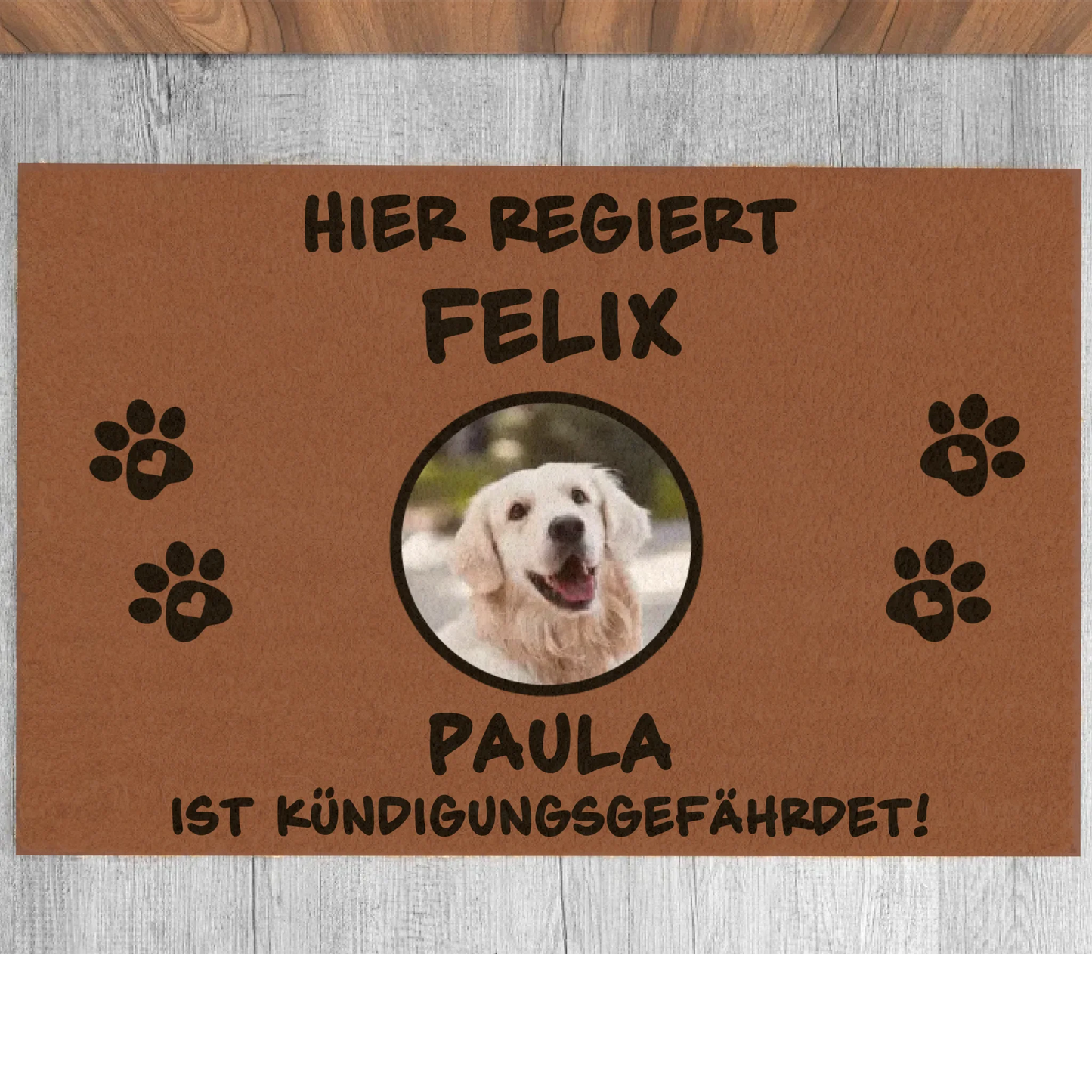 Fußmatte "Hier regiert"