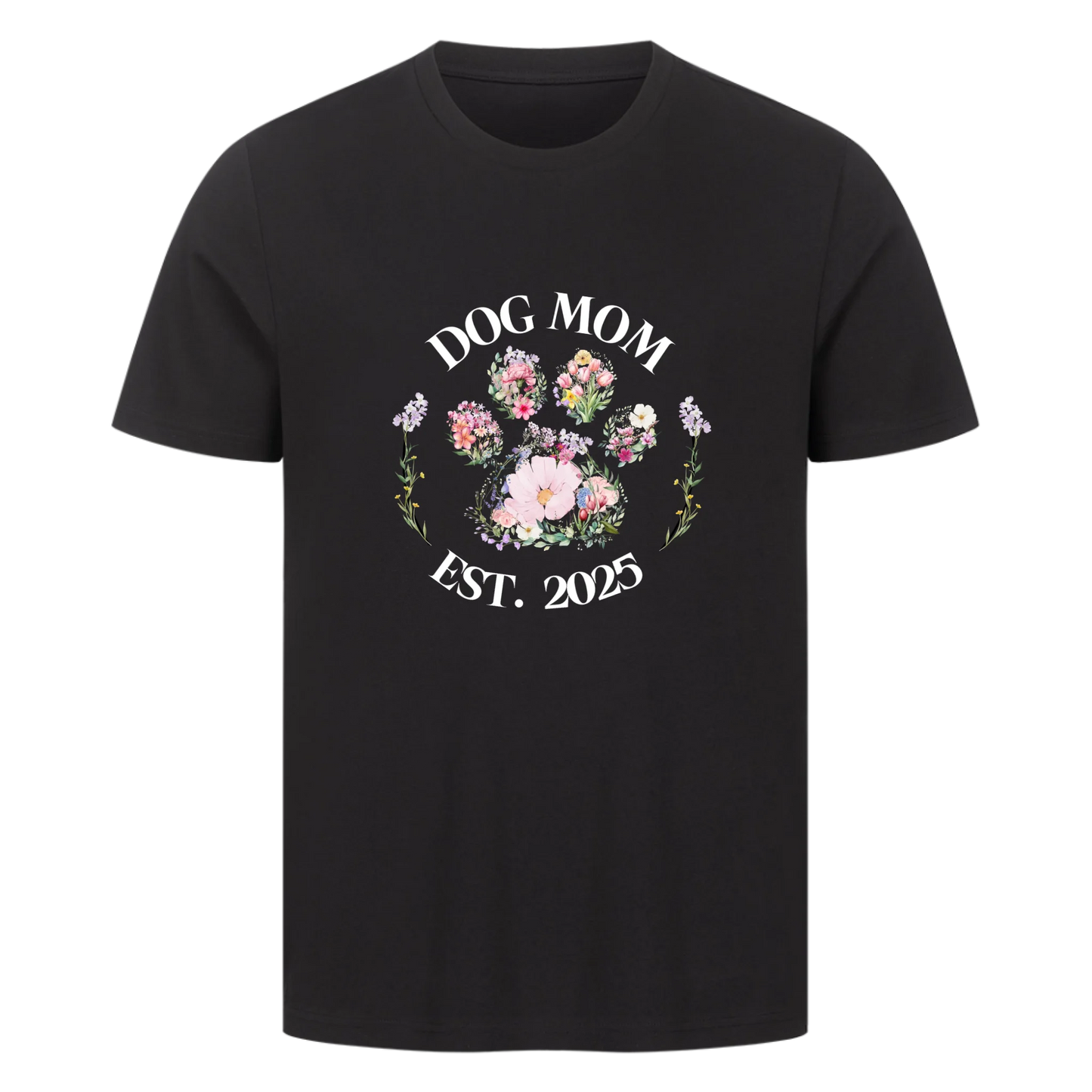 T-Shirt "Flower Dog Mom"