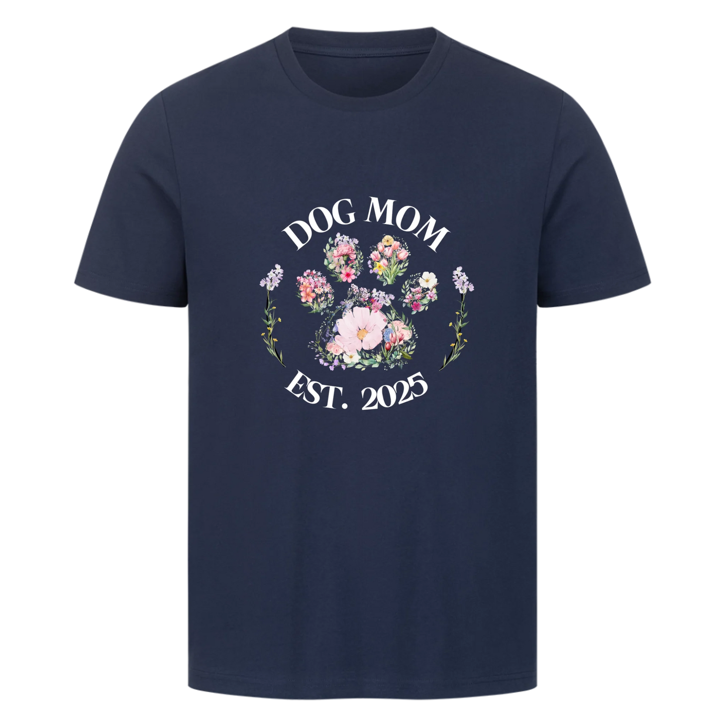 T-Shirt "Flower Dog Mom"