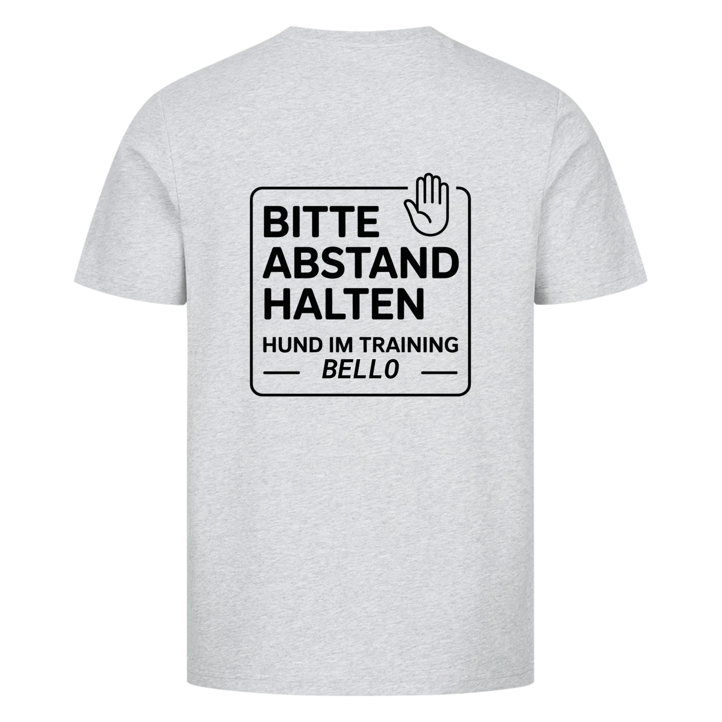 Unisex T-Shirt "Hund im Training"