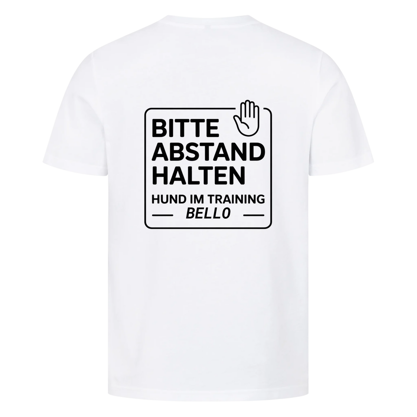 Unisex T-Shirt "Hund im Training"