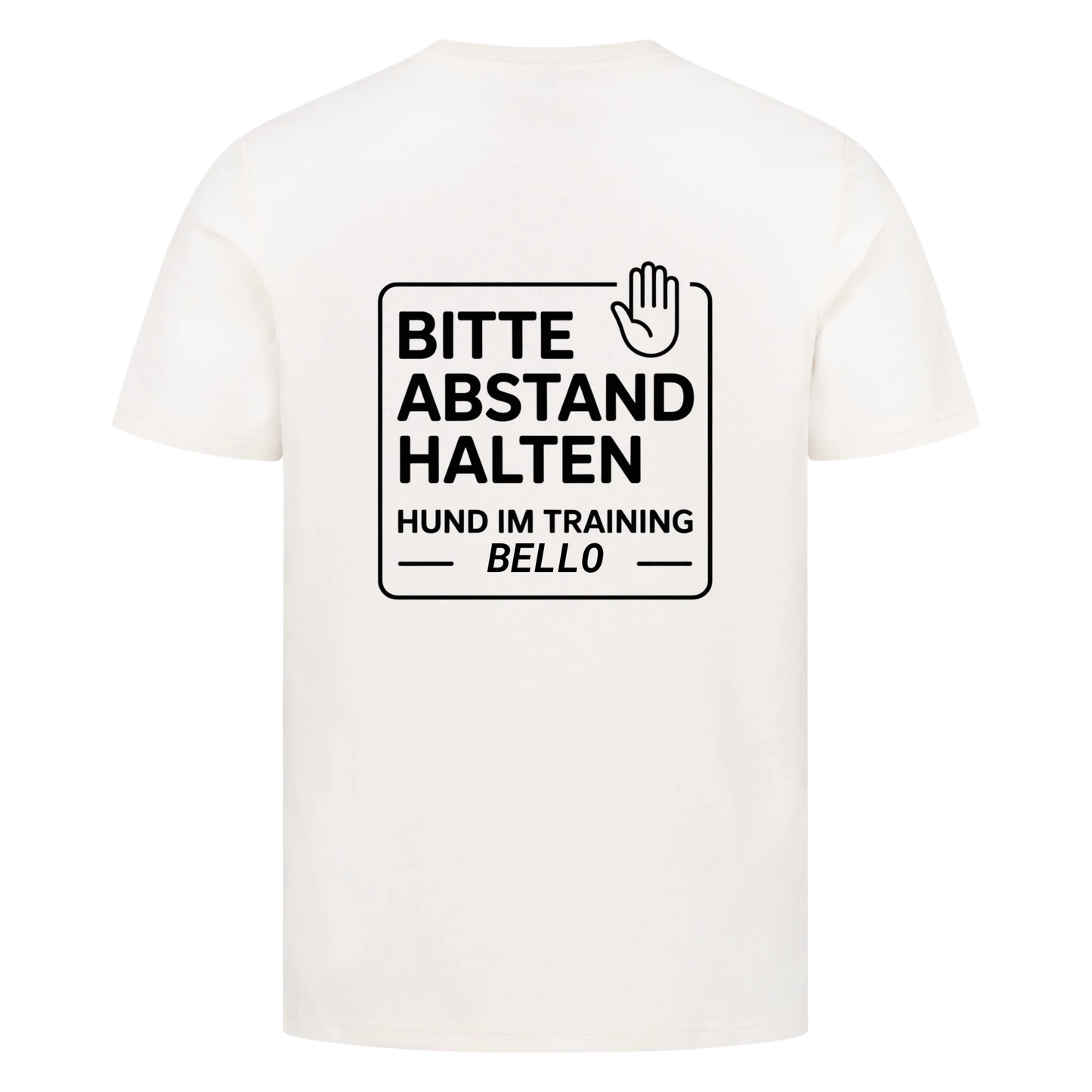 Unisex T-Shirt "Hund im Training"