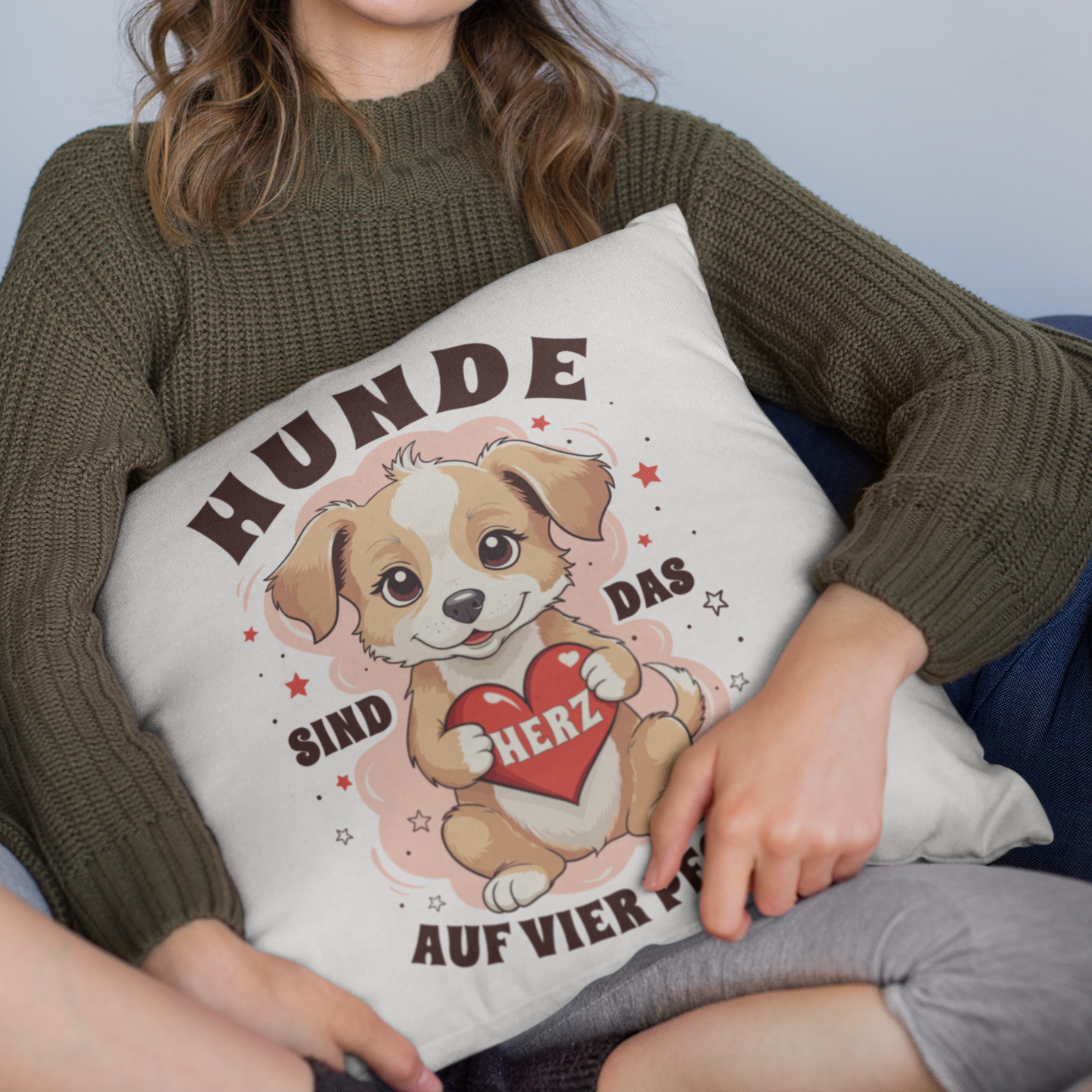 Kissen "Hunde sind"
