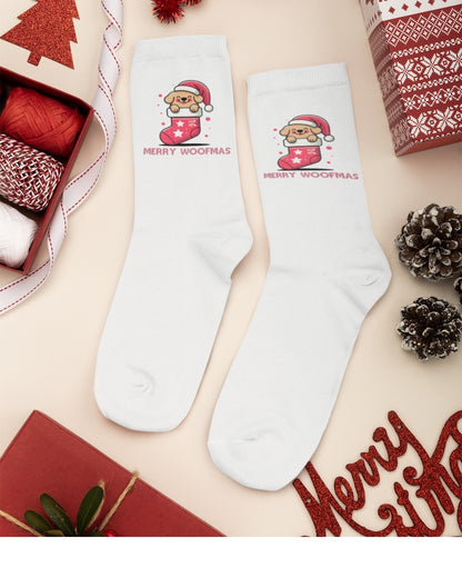 Socken "Merry Woofmas"