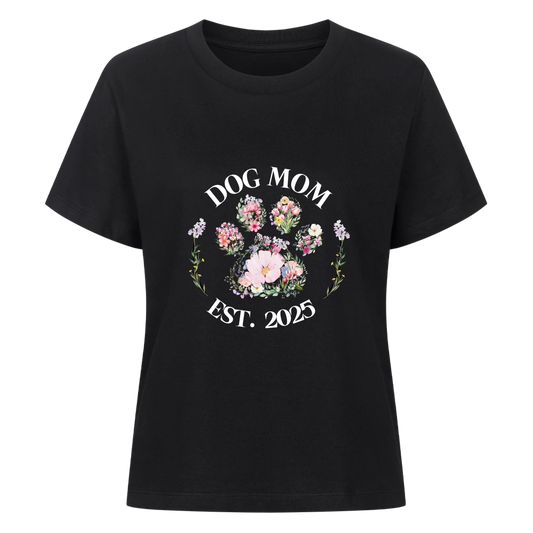 Frauen T-Shirt "Flower Dog Mom"