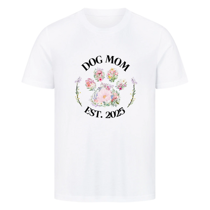 T-Shirt "Flower Dog Mom"