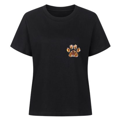 Frauen T-Shirt "Blumen Pfote"