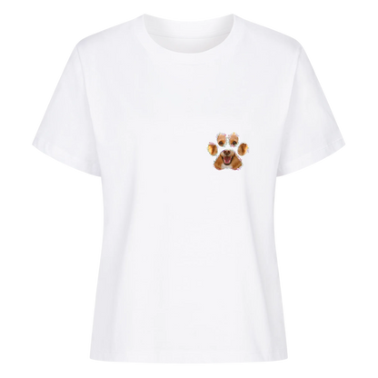 Frauen T-Shirt "Blumen Pfote"