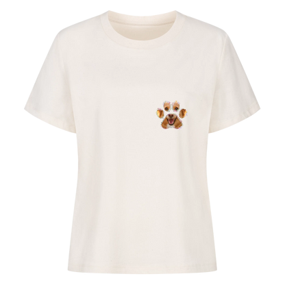 Frauen T-Shirt "Blumen Pfote"