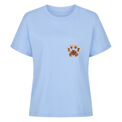 Frauen T-Shirt "Blumen Pfote"