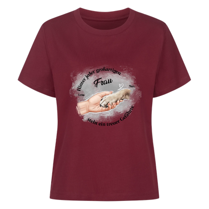 Frauen T-Shirt "Hinter jeder"