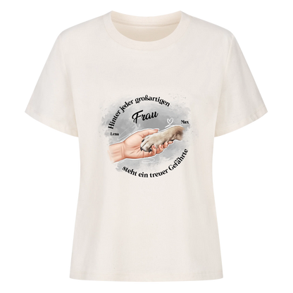 Frauen T-Shirt "Hinter jeder"