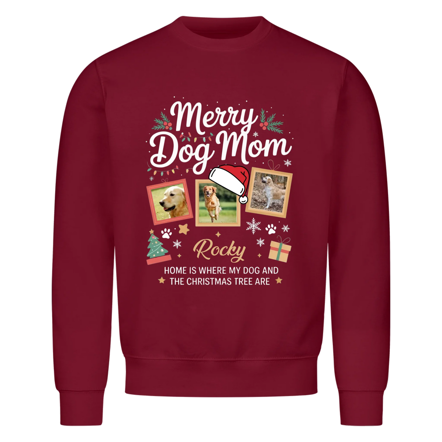 Damen Sweater "Dog Mom"