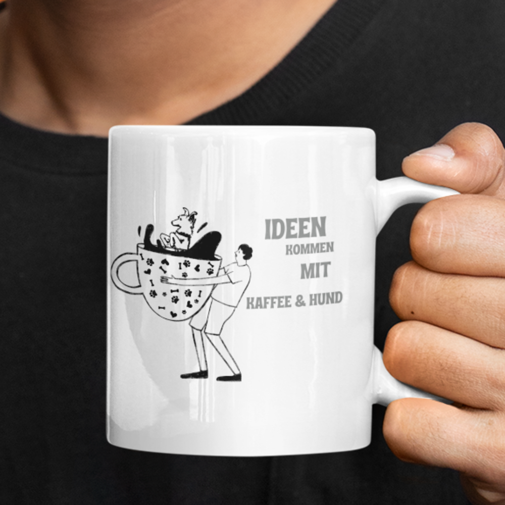 Tasse "Ideen kommen"