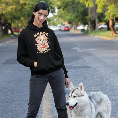 Unisex Hoodie "Hunde sind das Herz"